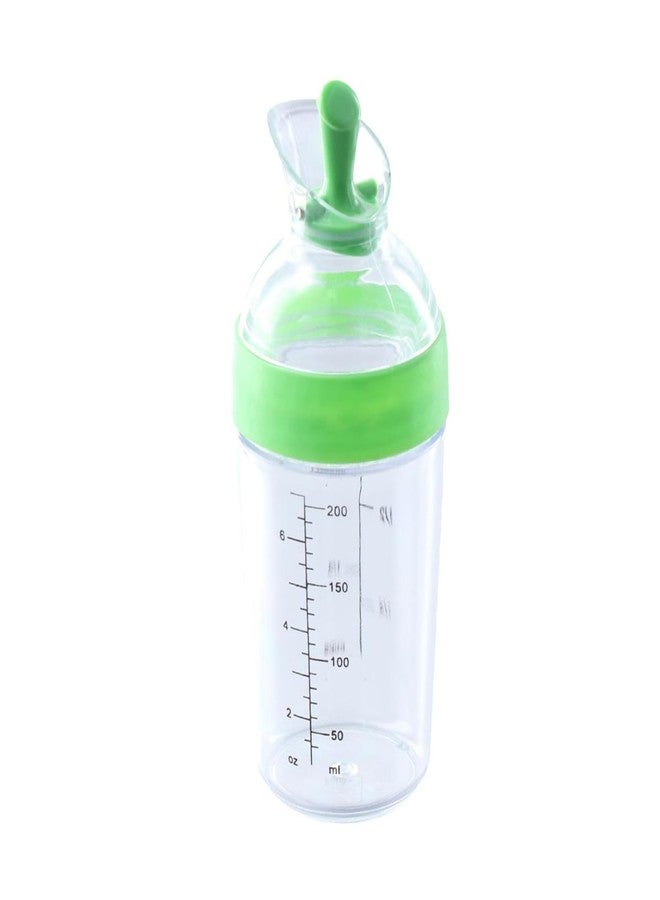 hobbyme Salad Dressing Mixer, Used To Hold Sauces, Leak Proof, Salad Seasoning Pot with Scale, Green Kitchen Seasoning Pot, Storage of Various Sauces, Salad, Tomato Sauce, Green, 8.5oz - Image 1