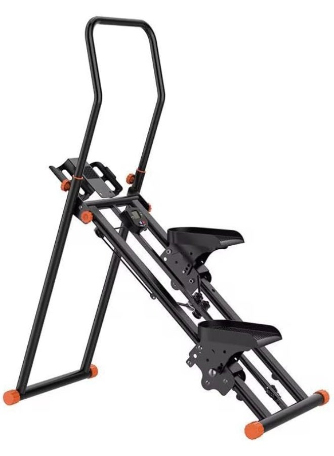 SportQ Home Climber & Exercise Machine with Adjustable Incline Angle – Fat Burning Cardio Machine for Full Body Workout with LCD Display – Holds up to 300 lbs - Image 1