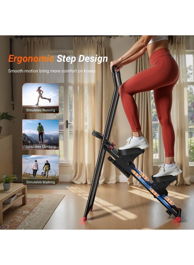 SportQ Home Climber & Exercise Machine with Adjustable Incline Angle – Fat Burning Cardio Machine for Full Body Workout with LCD Display – Holds up to 300 lbs - Image 3