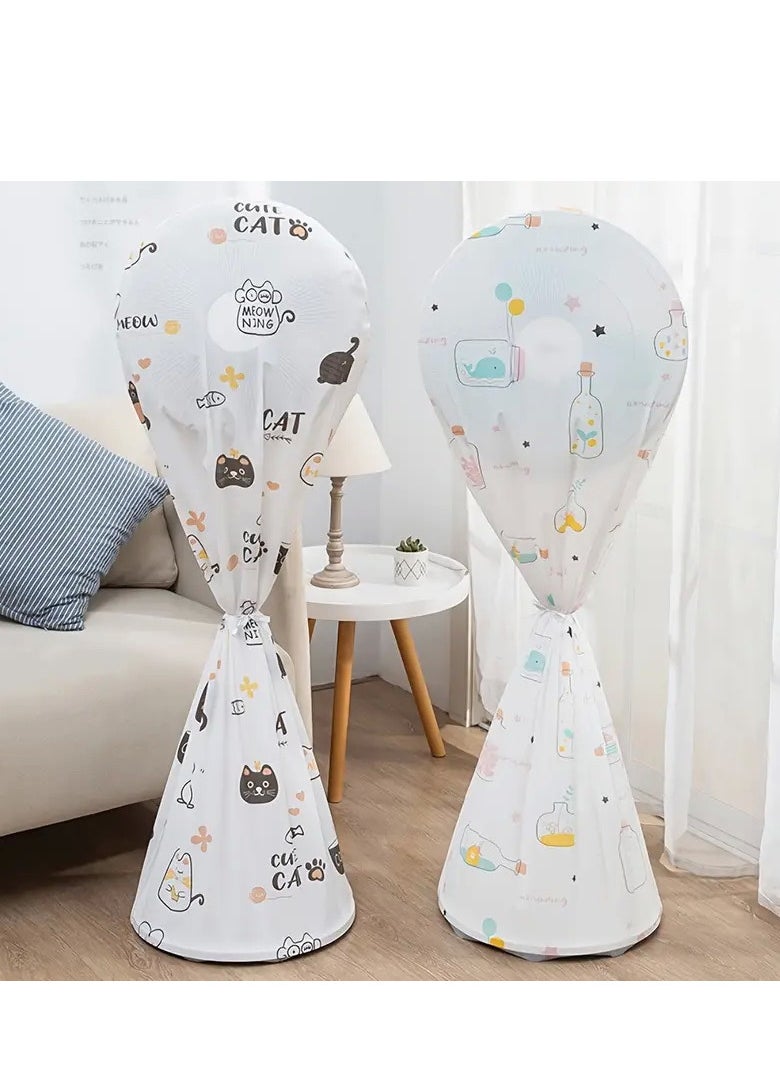 Generic 2 Pieces Waterproof Stand Fan Cover 145 X 60cm  - Image 1