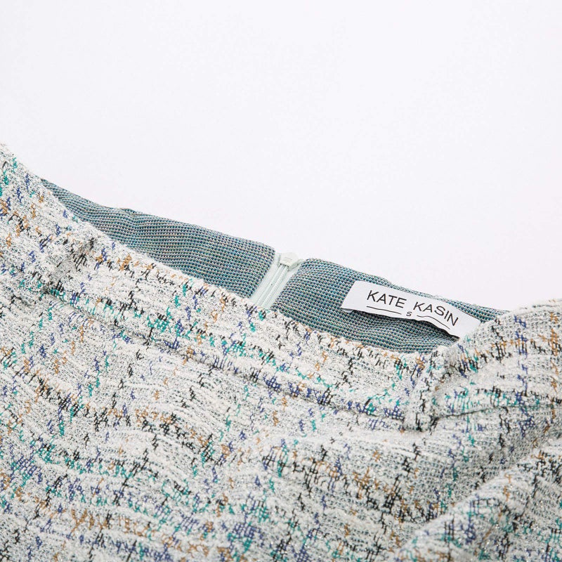 Kate Kasin Women's High Waist Stretchy Bodycon Office Midi Pencil Skirt - Image 4