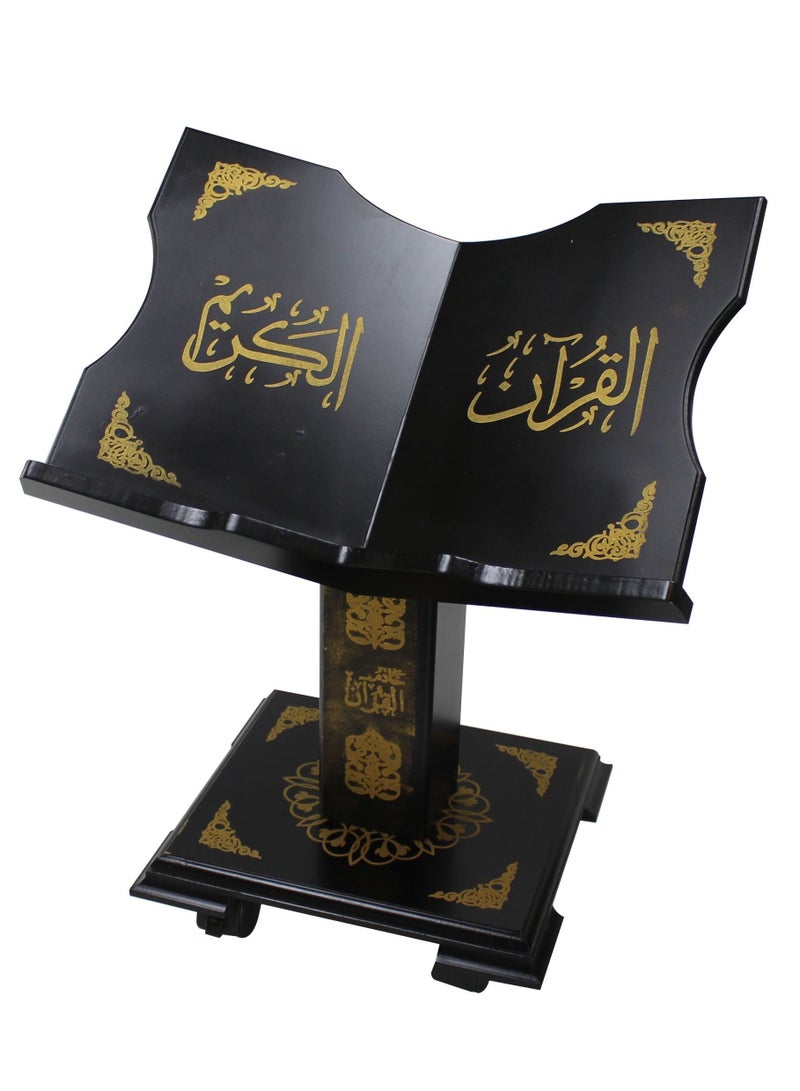 ريبنيو استاند القران الكريم - استاند ارضي - حجم وسط - اسود - Image 1