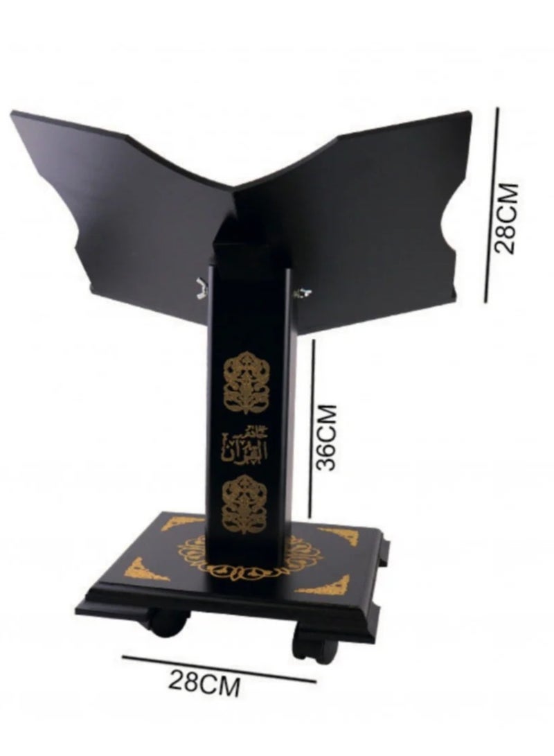 ريبنيو استاند القران الكريم - استاند ارضي - حجم وسط - اسود - Image 2