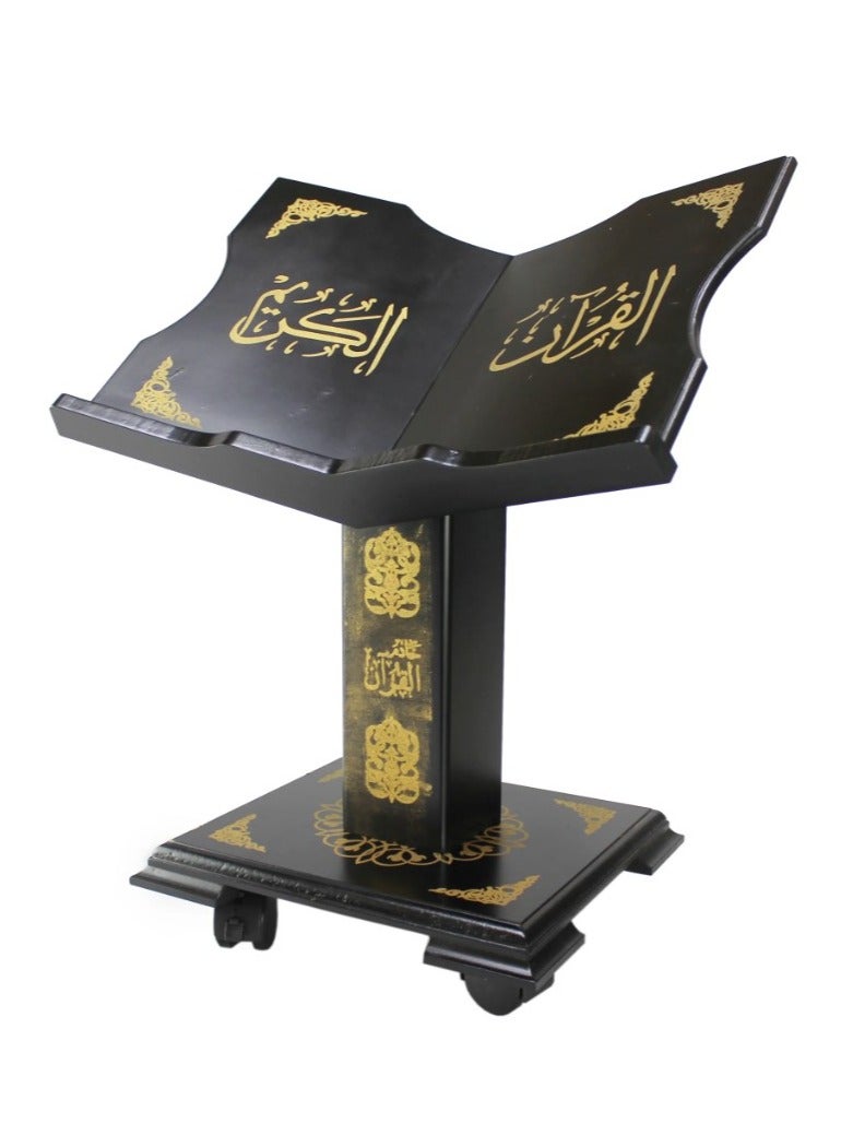 ريبنيو استاند القران الكريم - استاند ارضي - حجم وسط - اسود - Image 4