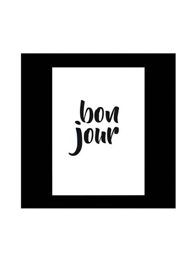 RYN فن الجدران المطبوعة بالاقتباس أسود/أبيض 30x30 سنتيمتر - Image 2