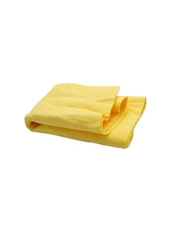 منشفة قماش شمواه فاخرة مقاس L 66×43 سم، قابلة للغسل واعادة الاستخدام لجميع الاسطح، مثالية للاستخدام اليومي في المطبخ والمنزل، مثالية لتنظيف السيارات والادوات، متوفرة بالوان عشوائية (ارجواني) - Image 5