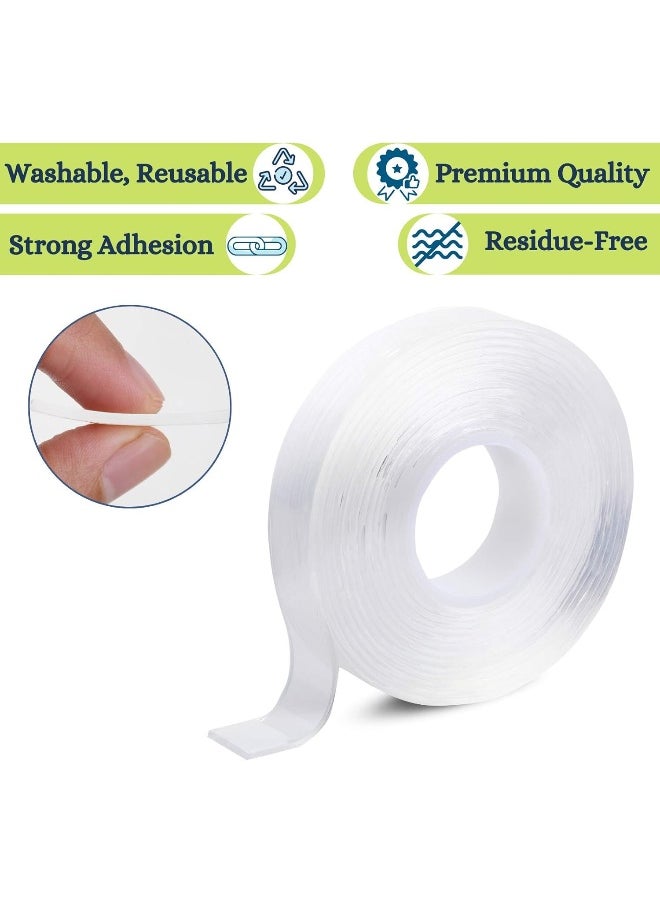 Mr. Pen - Double Sided Tape, 0.7 Inch, Transparent, Double Sided Tape For Walls, Double Sided Adhesive Tape, Mounting Tape, Adhesive Tape, Two Sided Tape, Double Stick Tape, Double Face Tape  - Image 4