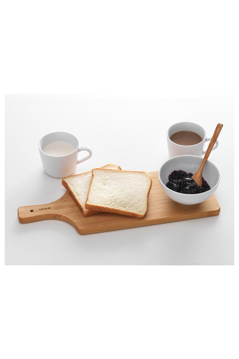 Serving plate, bamboo, 42 cm - Image 4