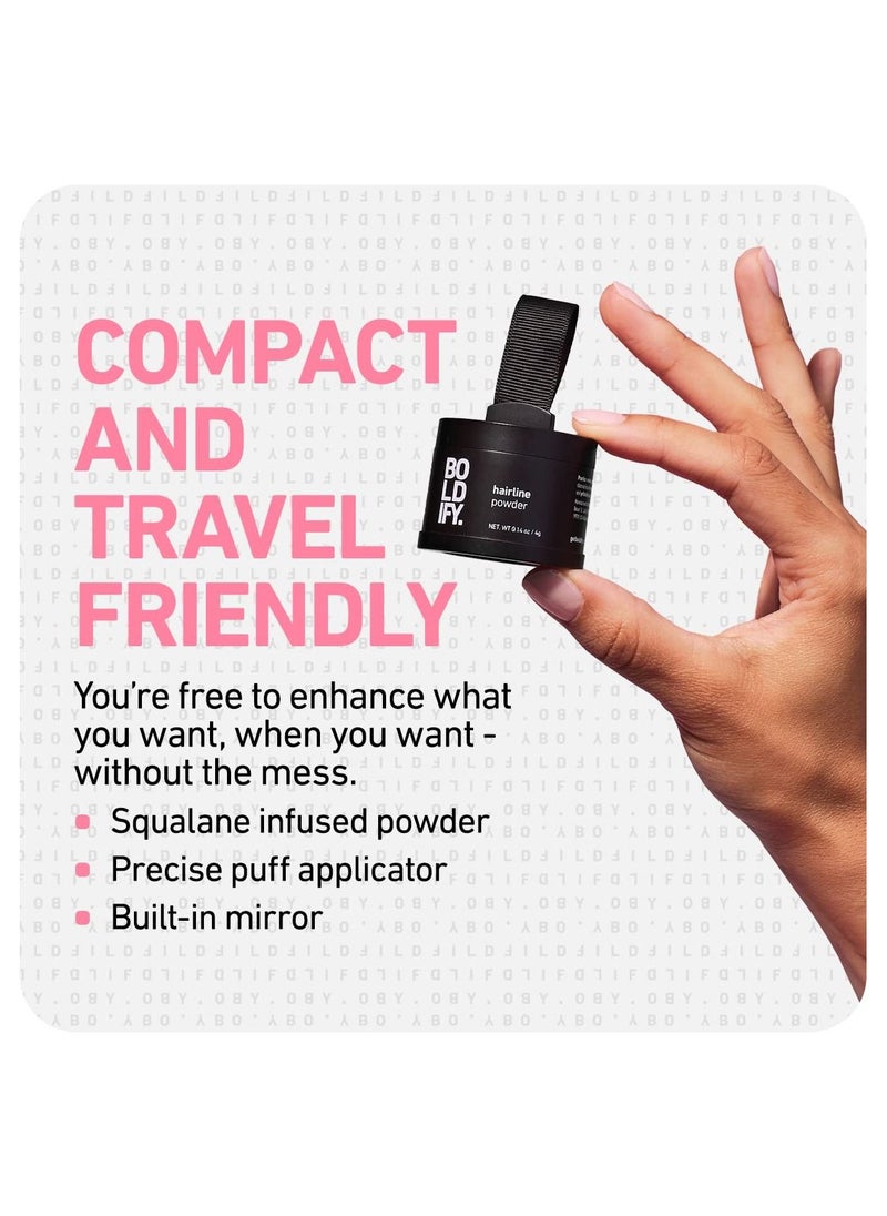 Boldify - Hairline Powder Instant Coverage For Root Touchup Medium Brown 4g - Image 1