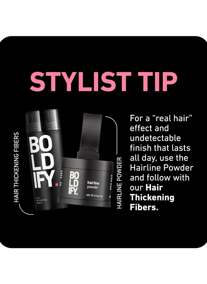 Boldify Hairline Powder Instant Coverage For Root Touchup Medium Brown 4g