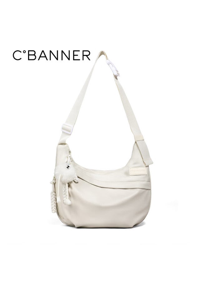 C.banner Crossbody Bag For Women, Large Capacity Shoulder Bag, Trendy Student Fabric Bag, Simple Versatile Commuter Shoulder Bag, Fashionable Portable Chest Bag - Image 3