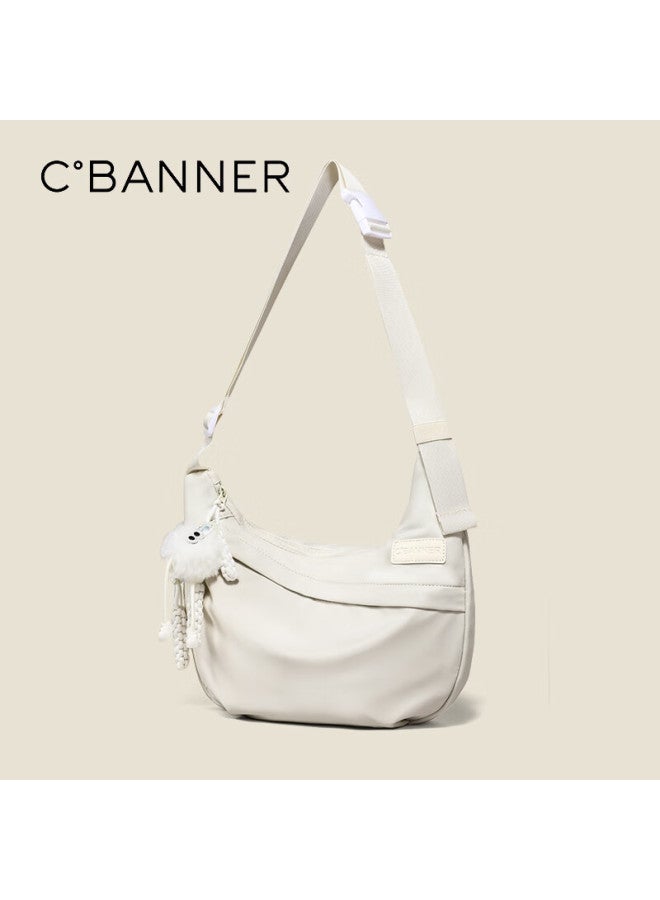 C.banner Crossbody Bag For Women, Large Capacity Shoulder Bag, Trendy Student Fabric Bag, Simple Versatile Commuter Shoulder Bag, Fashionable Portable Chest Bag - Image 2
