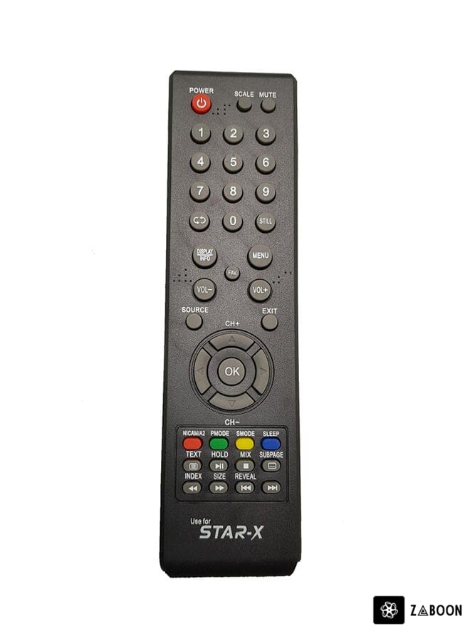 Zaboon Remote Control For LCD TV Black