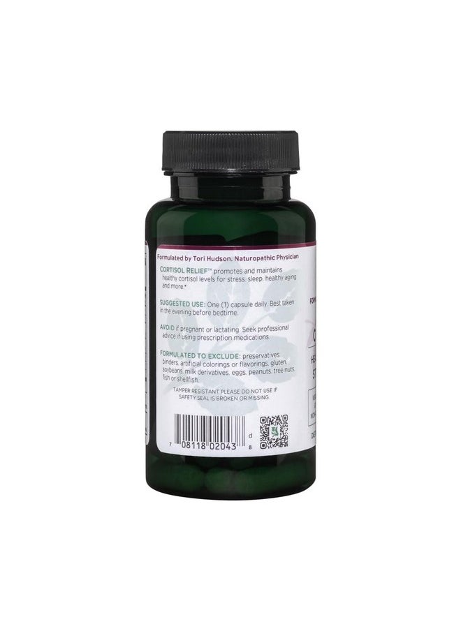 Vitanica Vitanica Cortisol Relief, Dr. Formulated Sleep, Stress, Cortisol Manager Supplement, Vegan, 60 Capsules (Cortisol Relief)  - Image 3