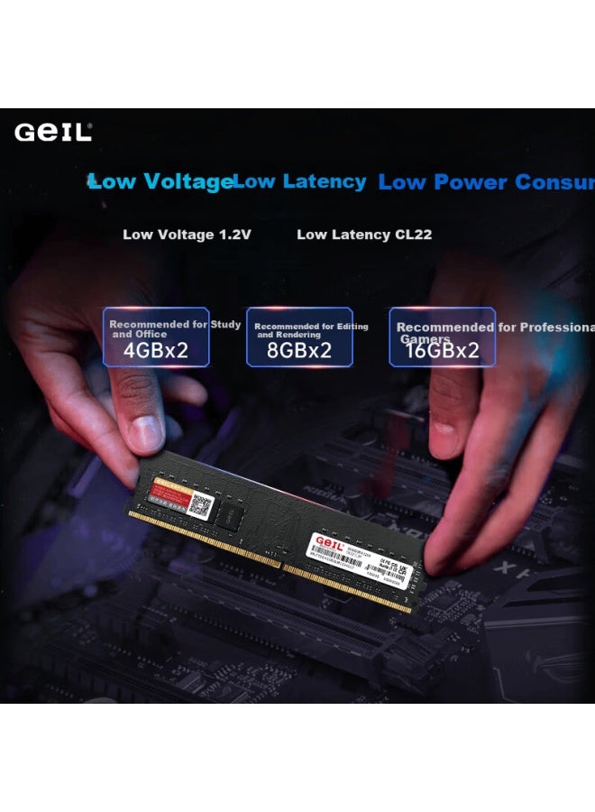 Geil 16gb Ddr4-2666 Desktop Ram Millennium Series Computer Memory Expansion Module - Image 5