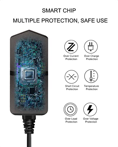 LitStar 6V 2A Power Adapter Charger [AC 6 Volts 2 Amps Regulated Switching Power Supply] with 8 Interchangeable DC Plug for 300mA 400mA 500mA 600mA 700mA 800mA 900mA 1000mA 1500mA 2000mA Equipment - Image 3