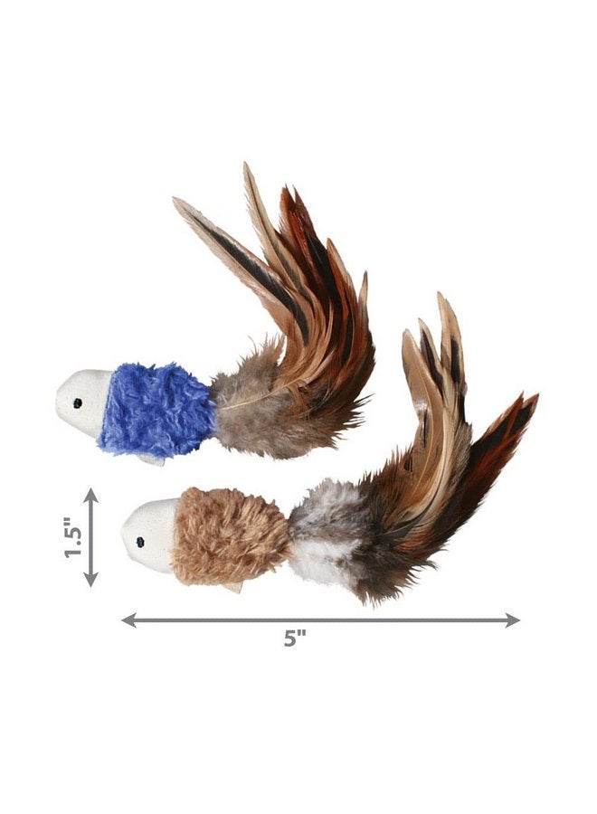 Kong KONG - Cat Naturals Crinkle Fish - (2 Pack) Natural Materials, Includes Premium North American Catnip (Colors Vary)  - Image 4