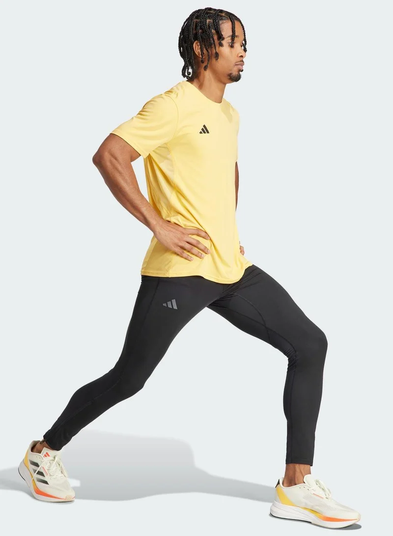 adidas أديداس تايتس جري رجالي أسود