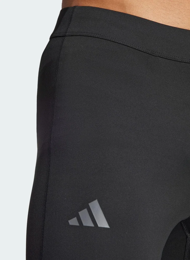 adidas أديداس تايتس جري رجالي أسود