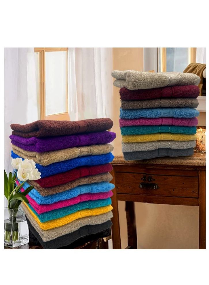 BYFT Daffodil (Royal Blue) Premium Kids Towel (60x110 Cm-Set of 1) 100% Cotton, Highly Absorbent and Quick dry, Hotel and Spa Quality Bath linen with Stripe Diamond Dobby-500 Gsm  - Image 5