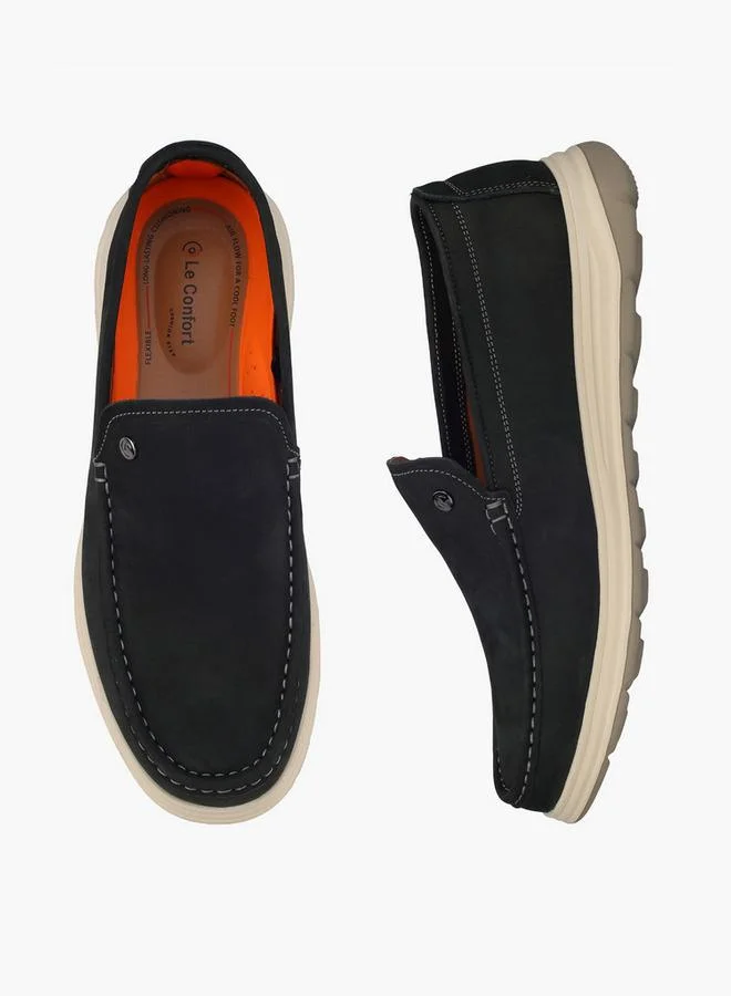 Le Confort Men Slip-On Leather Loafers