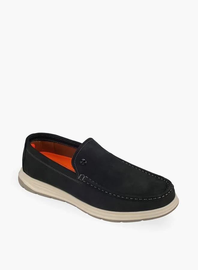 لو كونفورت Men Slip-On Leather Loafers