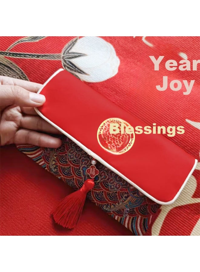 Jiayan Blessing Yuan Fabric Red Envelope Bag For Birthday, Housewarming, And Congratulations - Image 3