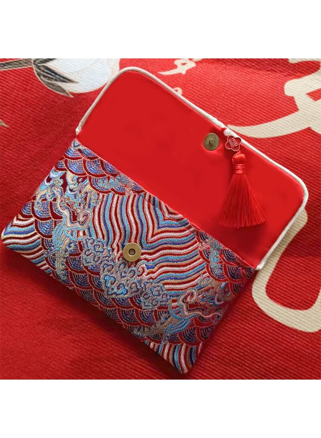 Jiayan Blessing Yuan Fabric Red Envelope Bag For Birthday, Housewarming, And Congratulations - Image 1