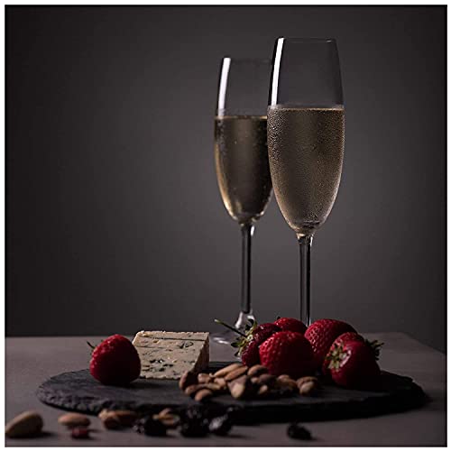 shreenath craft 170 ml (Pack of 3) Crystal Wine Glasses for Dinners, Champagne breakfasts or celebratory Dinner Parties (Cut Wine) - Image 3