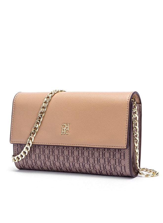 CH CH CHCH Women's Shoulder Bag Exquisite Craftsmanship Fashionable Design Chain Shoulder Strap Design Multi-colour Available Classic Style - Image 1