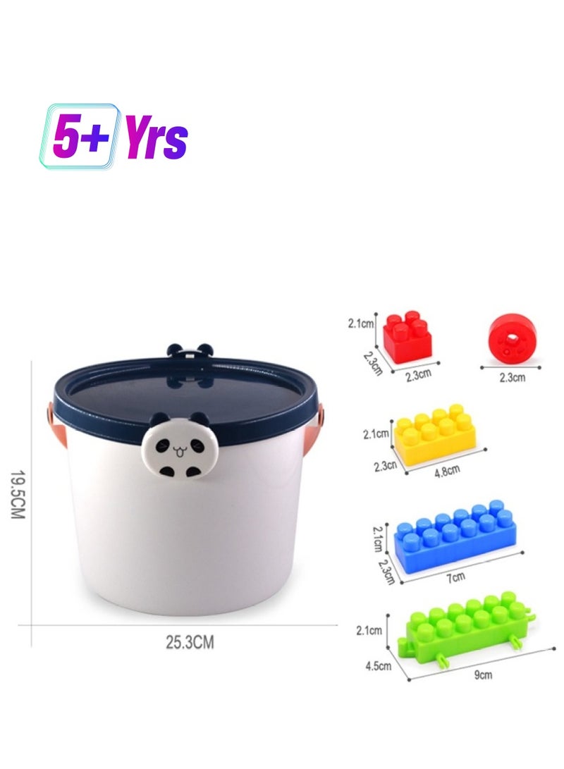 ACLIX Creative Toy Bucket With Portable Building Blocks Plastic Bucket With Handle Household Boxes - Image 1
