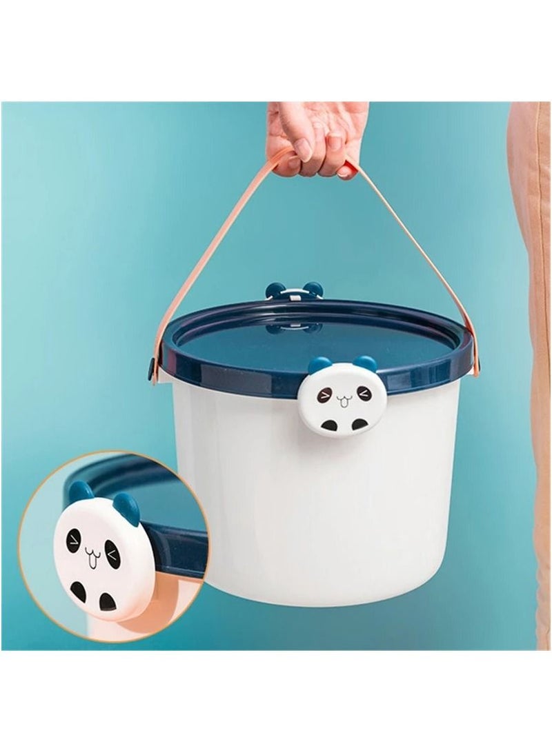 ACLIX Creative Toy Bucket With Portable Building Blocks Plastic Bucket With Handle Household Boxes - Image 3
