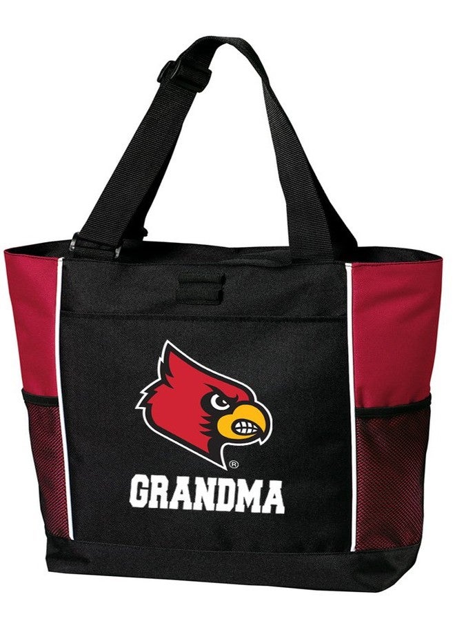 Broad Bay University of Louisville Grandma Tote Bags Red Louisville Cardinals Grandma Totes Beach Travel - Image 1