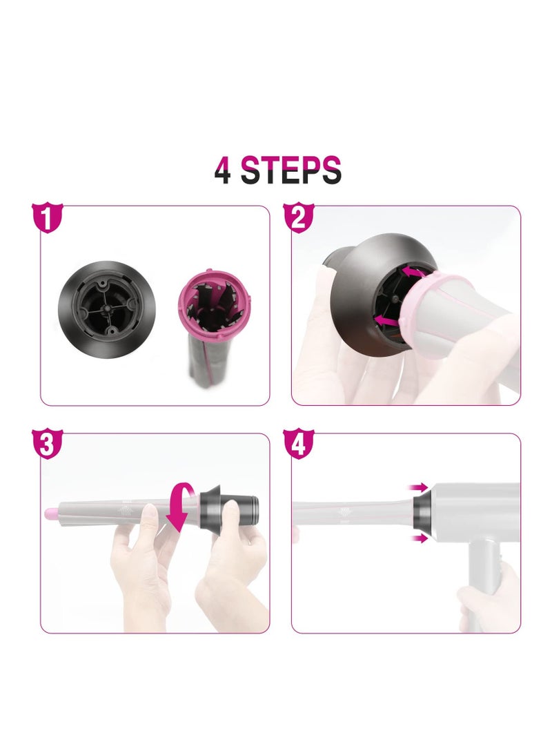 SYOSI Adapters for Dyson Hair Dryers, Multifunctional Hair Dryer Accessories Curling Nozzles and Curling Accessories Adapters for Drying, Straightening, Curling and Straightening Hair - Image 5