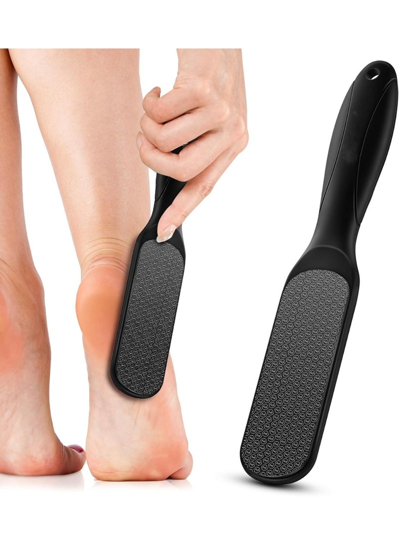 Hard Skin Remover Nano Glass Foot File - Foot Callus Remover, Durable Foot Scrubber, Dead Skin Remover, Hygienic Pedicure Tool, Long Lasting Foot Buffer, Soft Smooth Feet, Black - Image 1