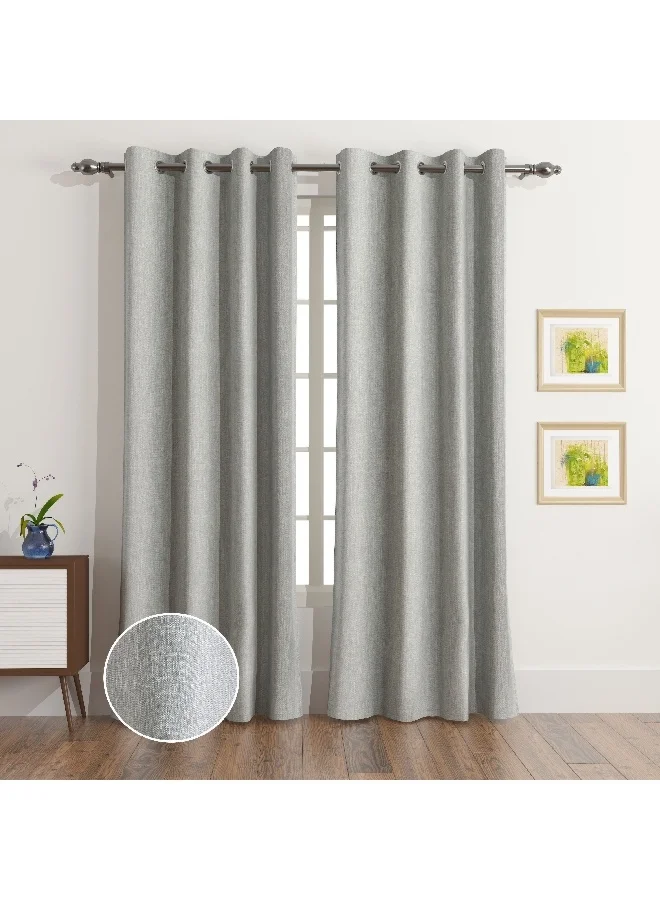 هوم بوكس Splendour 2-Piece Blackout Lined Curtain Set 140 x 240 cm
