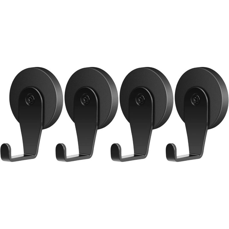 4 Pcs Heavy Duty Stainless Steel Magnetic Wreath Hooks Wall Mounted for Hanging BBQ Racks Cabin Decor Wreaths Kitchen Utensils Classroom Supplies Keys Hats Coats Christmas Decorations - Image 5
