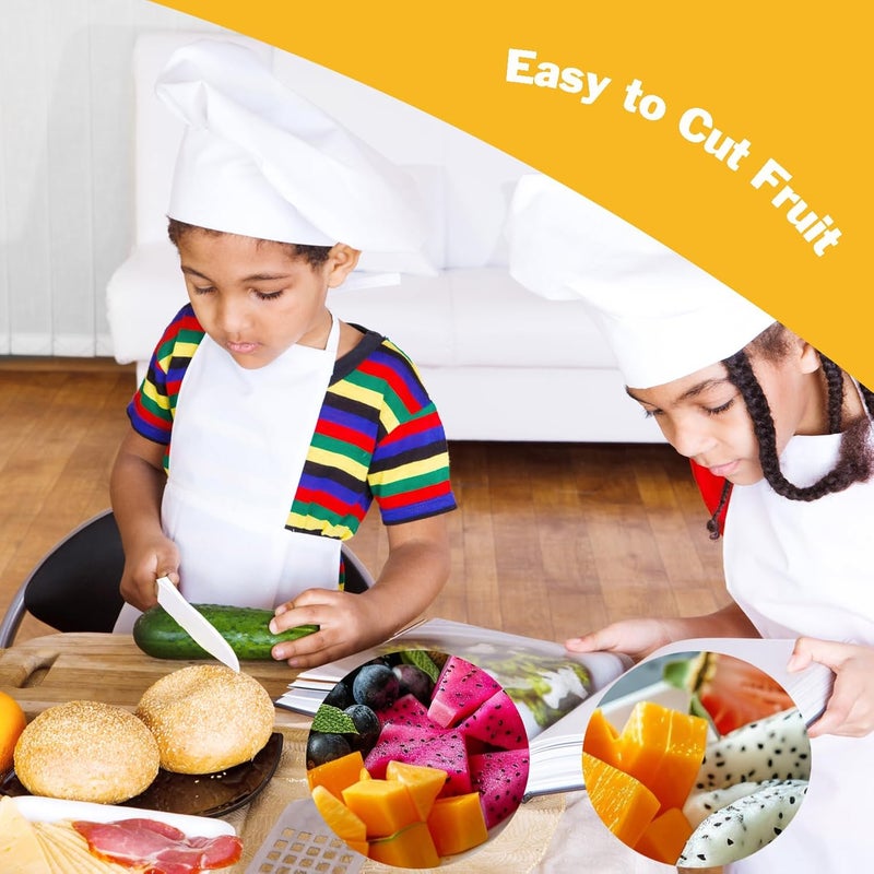 Hartya Knives for Kids, 6-Piece Kitchen Cooking and Baking Knife Set, Children's Knives for Real Cooking, BPA-Free Kids' Toddler Tool - Image 5