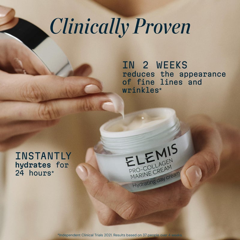 ELEMIS Pro-Collagen Marine Cream - Lightweight Anti-Wrinkle Daily Facial Moisturizer - Hydrating Gel-Cream for Fine Lines and Wrinkles - 50ml - Image 4