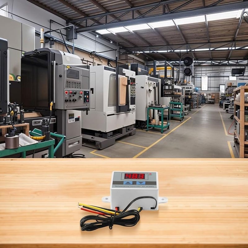 XHW3001 جهاز تحكم في درجة الحرارة بالحاسوب الصغير 1500 واط للتدفئة المنزلية وزراعة الدفيئة 110 220 فولت - Image 5