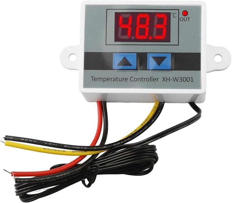 XHW3001 جهاز تحكم في درجة الحرارة بالحاسوب الصغير 1500 واط للتدفئة المنزلية وزراعة الدفيئة 110 220 فولت - Image 3