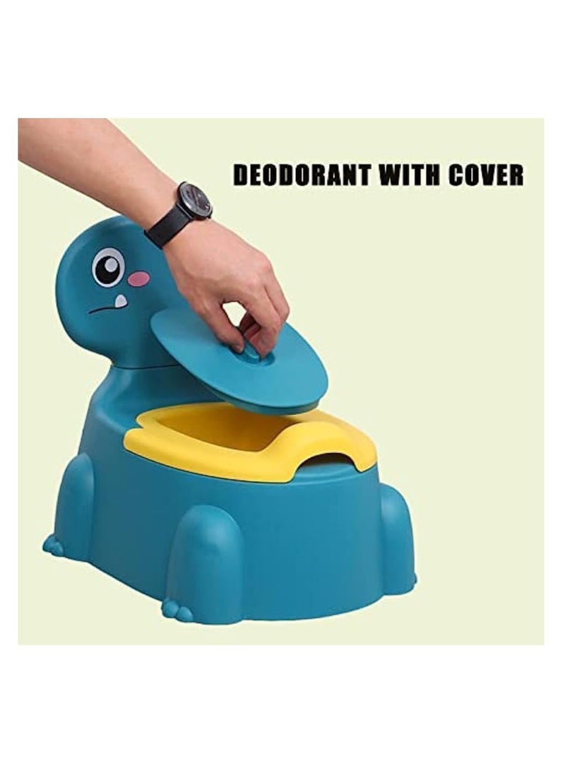 Premify Baby Potty Training Chair for Boys and Girls, Toddlers Potty Toilet Chair,Dinosaur Potty Training Toilet with Lid for Kids,Comfortable Potty Seat for Children 1-6 Years Old  - Image 5