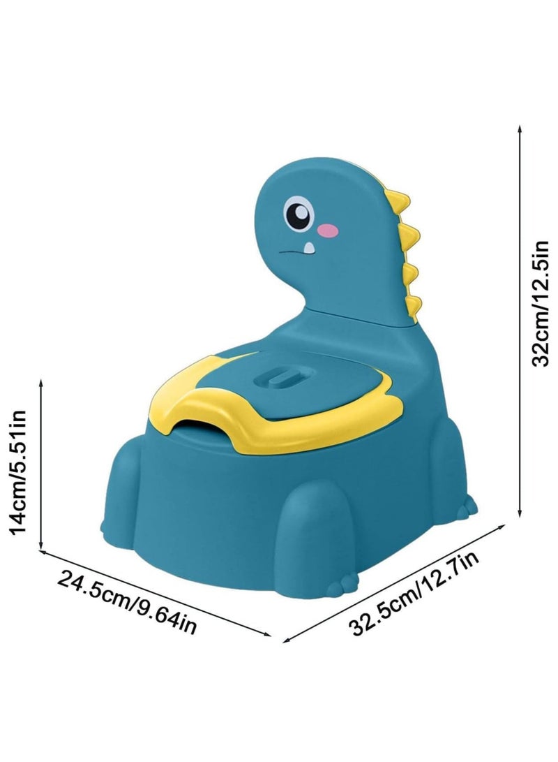 Premify Baby Potty Training Chair for Boys and Girls, Toddlers Potty Toilet Chair,Dinosaur Potty Training Toilet with Lid for Kids,Comfortable Potty Seat for Children 1-6 Years Old  - Image 3