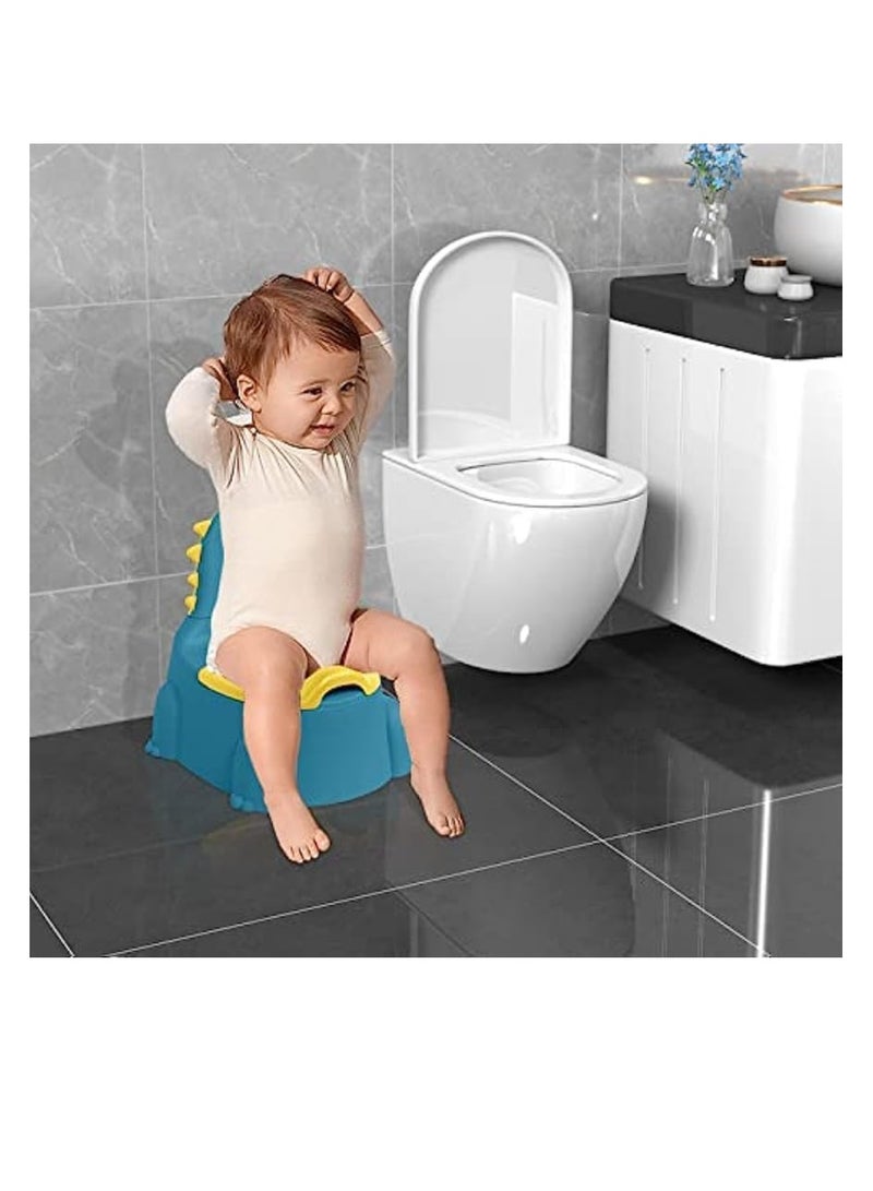 Premify Baby Potty Training Chair for Boys and Girls, Toddlers Potty Toilet Chair,Dinosaur Potty Training Toilet with Lid for Kids,Comfortable Potty Seat for Children 1-6 Years Old  - Image 2