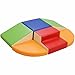Hoohtoot Foam Climbing Blocks for Toddlers 6Piece Soft Play Set PU Leather Climbing and Crawling Toys Indoor Baby Learning Gym Kids Play Structure for Birthday Gift - Image 2