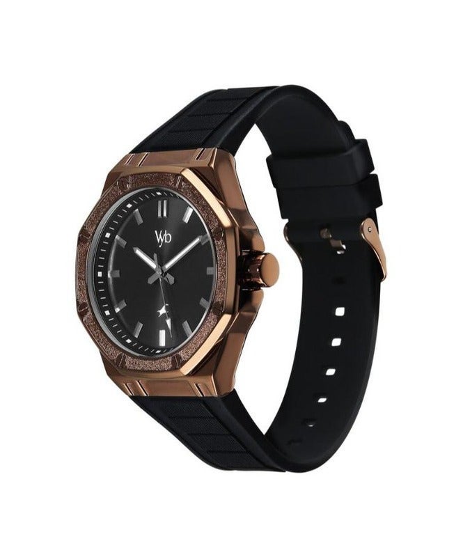 Fastrack Vyb Rebel By Titan Quartz Analog Black Dial & Silicone Strap Watch For Men fv30008qp01w - Image 4