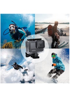Youque Waterproof Protective Camera Case Cover for GoPro Hero 11/10/9 Black/Clear  - Image 3