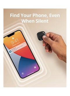 eufy eufy Security SmartTrack Link (Black, 1-Pack), Android not Supported, Works with Apple Find My (iOS only), Key Finder, Bluetooth Tracker for Earbuds and Luggage, Phone Finder, Water Resistant  - Image 4