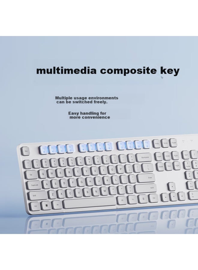 M I Mi Wireless Keyboard And Mouse Combo 3 Deep Space Black Slim And Portable Full Size 104-key Keyboard Mouse 2.4g Wireless Transmission Computer Laptop Office Keyboard And Mouse Combo - Image 3