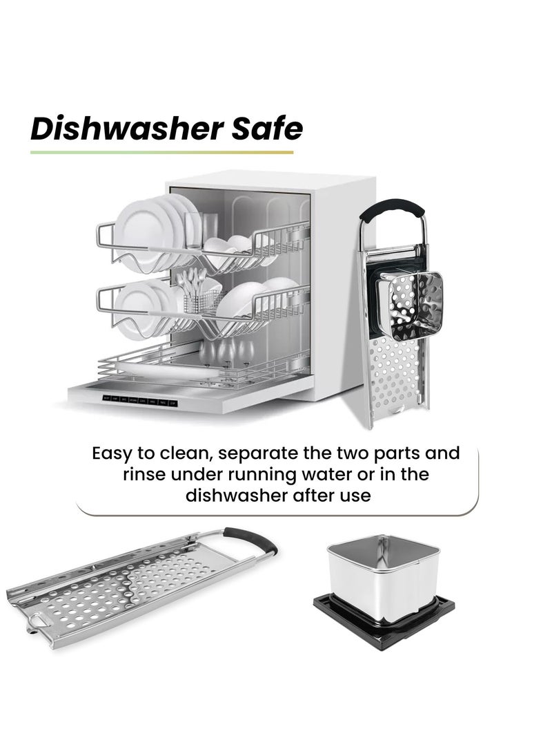 Pasta Makers, Premium Grade Stainless Steel Pasta Makers, Efficient Homemade Pasta Makers, Dishwasher Safe Spaetzle Noodle Maker with Comfort Handle  - Image 5